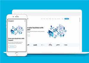 简约数字产品展示响应式网页模板下载 - 项目资源网