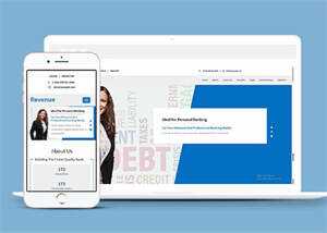 商务咨询金融服务公司模板源码 - 项目资源网
