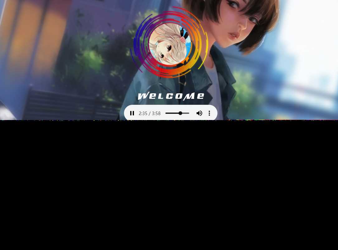 非常漂亮的一款html引导页导航网站旋转头像变幻背景单页源码 - 项目资源网