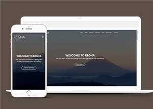 企业形象展示响应式网站模板 - 项目资源网
