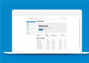 通用响应式Bootstrap后台源码模板下载 - 项目资源网