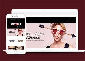 响应式眼镜网上商城HTML5模板 - 项目资源网