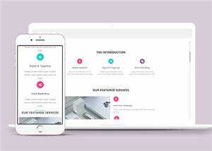产品营销信息展示HTML网页模板下载 - 项目资源网