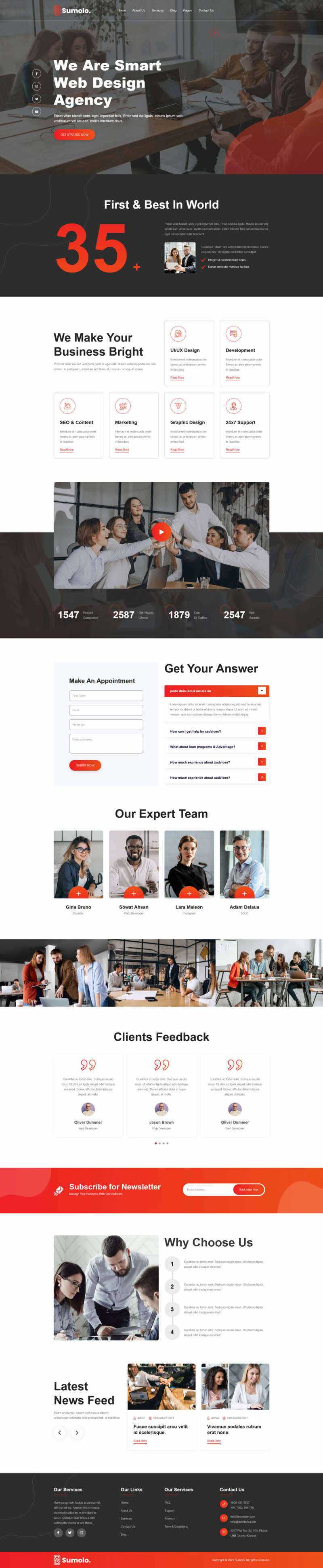 web软件应用开发公司官网html5模板 - 项目资源网